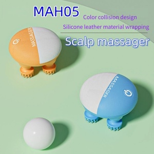 Nouveau masseur de tête personnalisé avec logo, dispositif de relaxation du cuir chevelu, masseur de tête imperméable, machine de massage du cuir chevelu à lumière rouge - Product Image 3