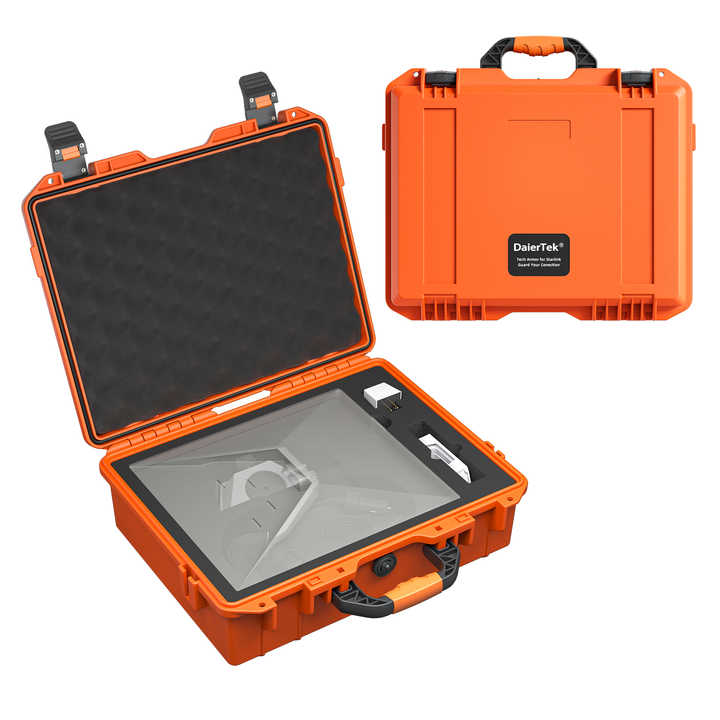 Starlink Mini Hard Shell Case Orange Waterproof Protective Carrying Box ...