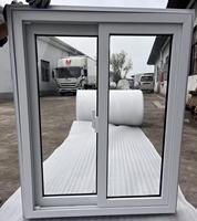 Ventana Corredera de PVC para Casa Contenedor, 1100x920mm, Vidrio Templado Simple de 5mm, con Mosquitera y Barra de Seguridad