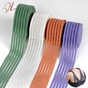 Bande élastique creuse en soie de poisson de 30 mm de largeur pour sous-vêtements, respirante en polyamides, antidérapante, pour bretelles de soutien-gorge – Vente en gros - Product Image 1