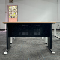 Table de bureau moderne de luxe avec plateau MFC, bureau de conférence, table de réception exécutive pour la maison, ensemble de mobilier commercial