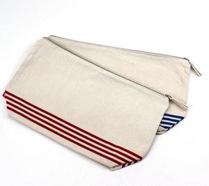 Kit <span class=keywords><strong>o</strong></span> custodia per trucco in cotone 100% per borsa in tela cosmetica per ragazze astuccio cosmetico da viaggio portatile con Logo personalizzato - Product Image 5