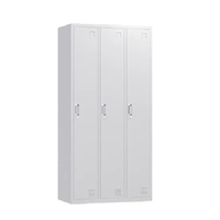 Casier de rangement en métal pour vêtements de travail, casier de rangement en acier pour le vestiaire