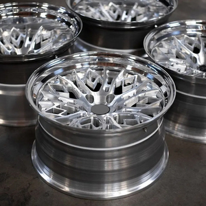 ล้ออัลลอยด์ฟอร์จ 2 ชิ้น 5x114.3 5x130 ขนาด 19 22 24 นิ้ว ขอบขัดเงาตรงกลาง สำหรับรถปอร์เช่ 987 บีเอ็มดับเบิลยู เอ็ม4 เฟอร์รารี่ เมอร์เซเดส ซี - Product Image 2