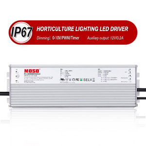 محرك إضاءة <span class=keywords><strong>LED</strong></span> صناعي موسو P1H بقدرة 320 واط، مدخل جهد عالي 277-480 فولت تيار متردد، معزول، طاقة ثابتة قابلة للبرمجة لإضاءة البيوت الزجاجية - Product Image 4