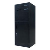 Boîte aux lettres intelligente extérieure étanche en métal pour usage domestique, boîte à colis pour porche ou entrée