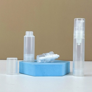 Travel Size Refillable Small <b>Mini</b> Airless Lotion Pump Spray <b>Bottle</b> for Cosmetic Lotion Packaging 5ml 10ml 15ml - Product Image 6