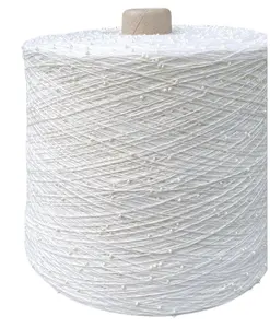 Factory Wholesale 3ply 100% cotton Paillette Bling knitting beads yarn for Machine Weaving DIY hand knitting