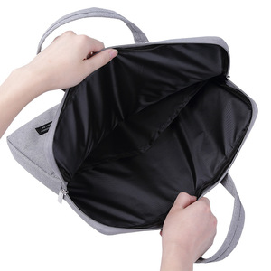 Comix A8166 Maletín portátil, bolsa blanda, bolsa para documentos y reuniones para ordenador portátil de 14 pulgadas, unisex, gris, azul, negro - Product Image 4