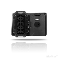 Kits de panneaux d'extension de fenêtre latérale de voiture en aluminium 4x4 avec support de réservoir de 9L et planche de traction pour Jeep Wrangler JLU 2018+ Maiker Offroad