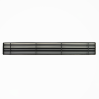 Grille de ventilation linéaire en aluminium pour climatiseur central, fabricant de grilles à fentes avec cadre ultra-étroit