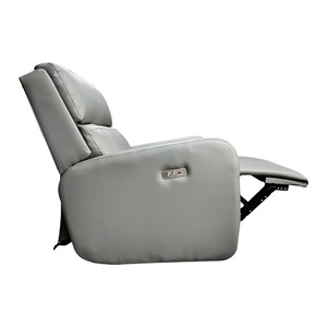 Sillón Reclinable Eléctrico Extensible de una Sola Plaza, Tapizado en Cuero de Primera Calidad, para Sala de Estar, Cine en Casa, Uso Adulto - Product Image 3