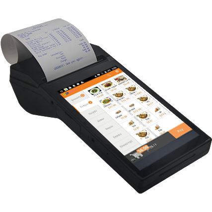 New 7 Inch Mini Touch Screen Android POS System Terminal Mobile Handheld 3G Based POS Terminal with 80mm Printer & SDK Function