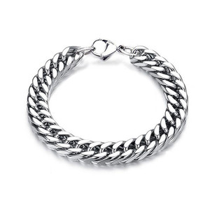 Pulsera de Cadena para Hombre, Joyería de Acero, Pulseras de Acero Inoxidable para Hombre, Accesorio de Moda para la Muñeca - Product Image 1