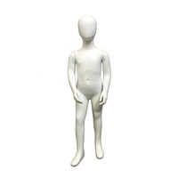Maniquí Realista de Bebé, Maniquí Infantil de Cuerpo Completo de FRP, Modelo Europeo Original con Cabeza y Posición de Pie para Exhibición de Ropa Infantil
