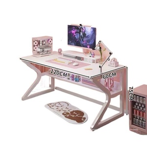 Bureau de compétition informatique de bureau en panneau artificiel renforcé et épaissi avec trous de ventilation, pour salle de <span class=keywords><strong>location</strong></span> - Product Image 1