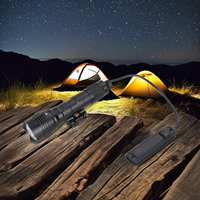 Lampe torche tactique LED verte haute puissance RichFire 1000lm avec interrupteur à distance, rechargeable et fonction ultra-lumineuse