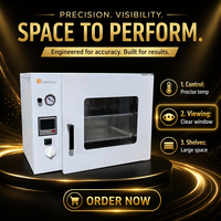 Horno de Secado al Vacío Horizontal de Laboratorio de Alta Temperatura con Pantalla LCD, Precio de Venta en China
