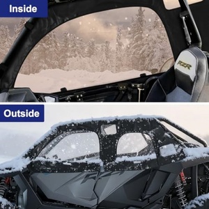 ฝาปิดด้านบนสำหรับรถ Polaris RZR Pro กับการออกแบบลูกกลิ้งซิปลมเย็นสำหรับ RZR Pro <span class=keywords><strong>XP</strong></span> 4และ2022-2024 RZR Turbo R 4 - Product Image 6