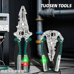 Dénudeur de fils multifonctionnel Xitusen 2503030, testeur de tension bicolore, outil d'électricien avec affichage LED et alarme sonore - Product Image 5