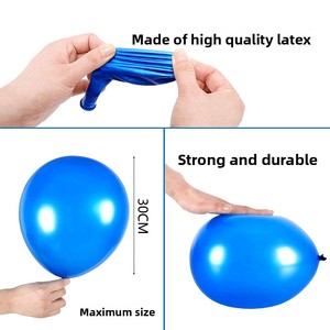 12 İnç Yuvarlak Ayna Metalik Krom Lateks Balonlar Doğum Günü Düğün Balon Çelenk Kemeri Parti Arka Planı - Product Image 2