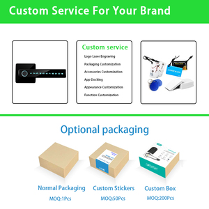 Tuya App Thợ Khóa Nguồn Cung Cấp Thông Minh Kỹ Thuật Số Cửa Khóa Vân Tay Mã Duy Nhất Chốt Cửa Thông Minh Khóa Xử Lý Sang Trọng - Product Image 4