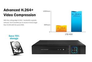 Con người chuyển động báo động 8MP 4K IP Camara hệ thống ngoài trời không thấm nước Mạng an ninh video giám sát máy ảnh AHD <span class=keywords><strong>DVR</strong></span> 4CH CCTV Kit - Product Image 4