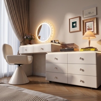 Table de toilette multifonctionnelle pour chambre à coucher avec commode, coiffeuse blanche, meubles sur mesure