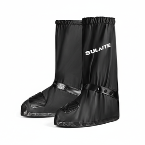 Copriscarpe <span class=keywords><strong>per</strong></span> <span class=keywords><strong>Moto</strong></span> - <span class=keywords><strong>Impermeabili</strong></span>, Antiscivolo, Resistenti all'Usura, Copristivali Alti <span class=keywords><strong>per</strong></span> Pioggia e Guida all'Aperto - Product Image 3
