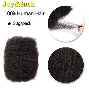 Giá bán buôn: reggae Châu Phi, tóc đen thật, lụa tơ tằm, Nhung bện bẩn, afro kinky số lượng lớn dreadlo CK 30 gam/gói - Product Image 4