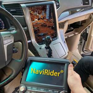 Lecteur DVD de voiture de style Tesla 12,1 pouces Android 13 pour Toyota Alphard Vellfire série 20 2008-2014, GPS, navigation, autoradio - Product Image 1