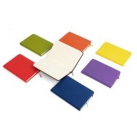 Carnet de notes personnalisable en cuir PU souple avec couverture spirale, pages lignées simples et élégantes pour l'écriture quotidienne