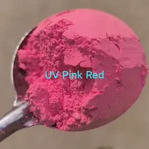Bulk UV Solar Active Pigments Photochromic Pigment Powder Color Changes from Clear/White to red in The Sun
