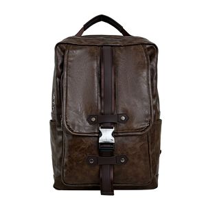 Port de charge USB de grande capacité sac à dos pour hommes décontracté style coréen rétro sac d'ordinateur de marque tendance pour étudiants - Product Image 2