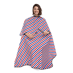 Nouvelle Cape de Coiffure Tendance Personnalisée en Polyester Taffetas Antistatique et Résistante à l'Eau pour Salon de Coiffure et Soins de Beauté - Product Image 5
