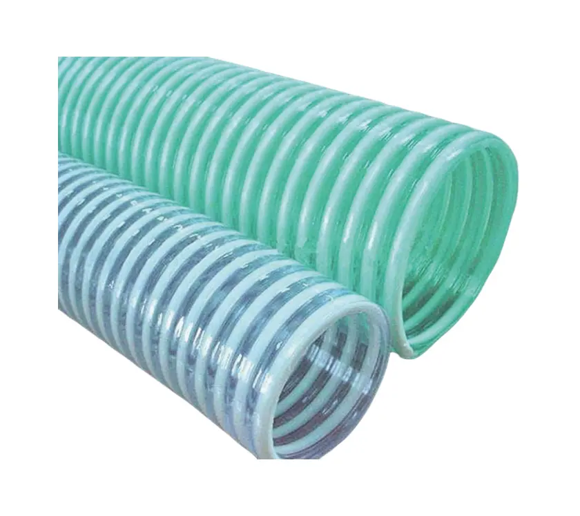 Hoge Kwaliteit Pvc Plastic Gegolfde Flexibele Buis Pijp Spiraal Slang