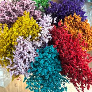 Herbe de cristal préservée en vrac, fleur séchée éternelle, tige naturelle colorée préservée, longue durée de conservation pour accessoire floral fait main - Product Image 6