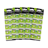 SCRCEO 1.5V cellule de batterie alcaline au manganèse Ag11 162 362 LR721 LR58 pile bouton