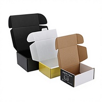 Boîte d'emballage pour lunettes en carton ondulé brun écologique, logo personnalisé en bronze, fermeture magnétique avec doublure en éponge
