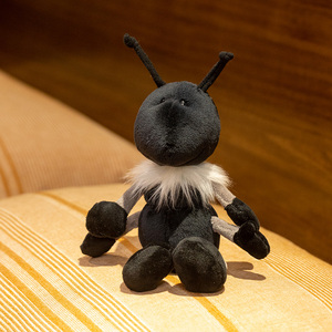 Lindo Peluche <span class=keywords><strong>de</strong></span> Hormiga Negra, Juguete <span class=keywords><strong>de</strong></span> Insecto Realista para Decoración <span class=keywords><strong>de</strong></span> Mesa o Dormitorio, Regalo <span class=keywords><strong>de</strong></span> Cumpleaños, Logotipo Personalizado, Venta al Por Mayor - Product Image 1