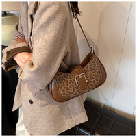 Sacs à main et sacs à main imprimés léopard Cheetah Print Hobo Shoulder Bag Y2k Leopard Crescent Tote Bag Cheetah Clutch Purse