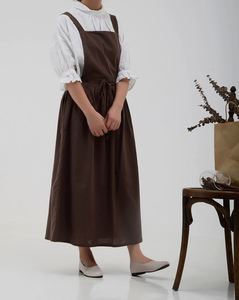 Delantal de Cocina Impermeable de Algodón y Lino para Mujer, Delantal de Plástico Duradero y Moderno para Cafeterías, Restaurantes y Limpieza - Product Image 2