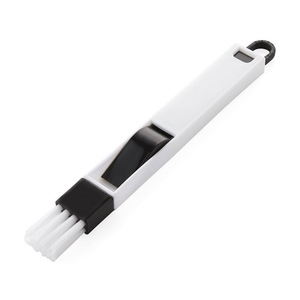 Two In One Window Groove <b>Brush</b> With Dustpan Nylon Crevice Cleaning Tool For Household Use - Product Image 4