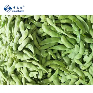 Sinocharm BRC A Approved 130-150pcs/500g IQF Soybean Exporter Factory Price Retail Package Frozen Edamame Pods