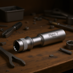 Llave Fervi T con Enchufe Hexagonal de 10 mm para Reparaciones Mecánicas de Precisión - Product Image 3