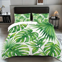 Nouveau Design ensemble de literie imprimé 1.1kg 203x229cm 3pcs - 1pcs housse de couette, 2pcs taie d'oreiller ensemble de draps ensemble de housse de couette d'hôtel