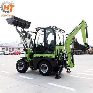 <span class=keywords><strong>Mini</strong></span>-chargeuses sur pneus diesel articulées d'occasion les plus petites de Chine conformes EPA - Tractopelles miniatures - Product Image 2