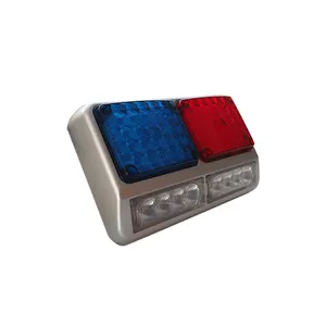 SENKEN The integrated design of LED red and blue lights and lighting lamps flashing warning emergency light