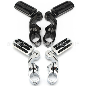 Moshark Motorcycle <b>Footrests</b> 1.25 Inch CNC Aluminum For Harley Modification Parts - Product Image 2