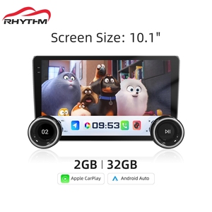 Nhịp điệu 10.1 inch IPS Android đài phát thanh xe 8 lõi GPS NAVI FM gương Liên kết màn hình cảm ứng 1 DIN phổ âm nhạc video - Product Image 3